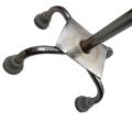 4 Durable Replacement four pad Walking Stick Rubber/Cane Tips, Extra Stability, Non-Slip Grip. 