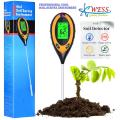 4 in 1 Digital Soil Moisture Meter Moisture pH Light Temperature Soil Tester for Home Garden Farm Lawn Soil Test Kit Tool (Soil Survey Instrument). 