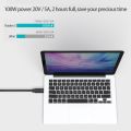 Typec Cable for Thunderbolt 3 Data Cable 40Gbps Full Speed 100W Fast Charge 5K Transmission 50cm. 