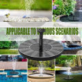 Solar Powered Floating Bird Bath Water Fountain Pump Garden Decoration. 