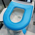 Toilet Seat Cover Soft Waterproof EVA Toilet Cushion Sticker Winter Warm Bathroom Close Stool Protector Bathroom Accessories. 