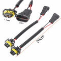 2Pcs 9006 To H11 H8 adlight Fog Light Conversion Connector Wig Harness Plug Cable Socket Connector Repair Kit. 