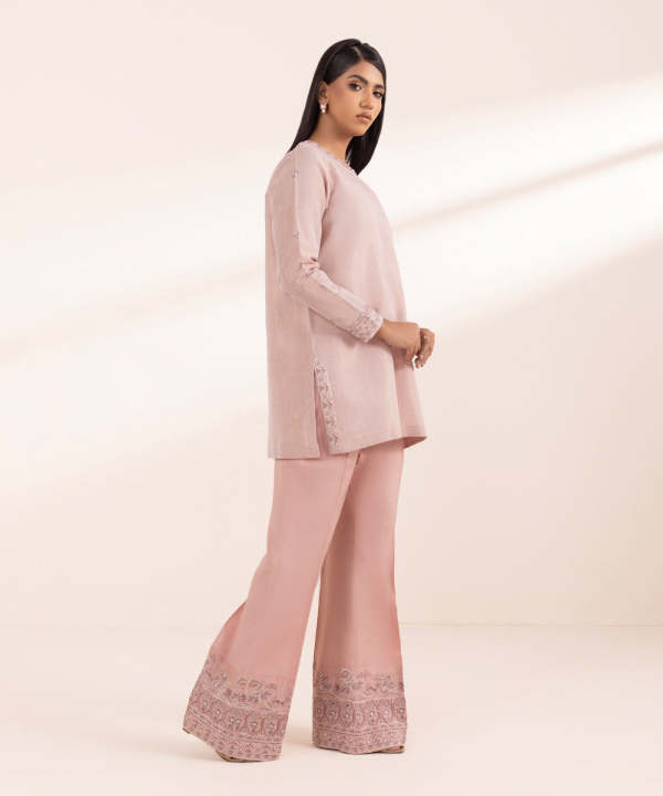 Sapphire Stitched - 2 Piece - Embroidered Masoori Suit For Women