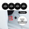 8PCS/Set Toyota Car Door Shock Absorber Cushion Gasket Anti-collision Buffer Modified Sticker Vios Rush Wigo Innova Hilux Fortuner HiAce Raize Avanza Altis Corolla Agya. 