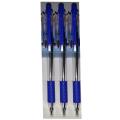 Piano Point Needle Point Ball Pen Blue (3 Pcs). 