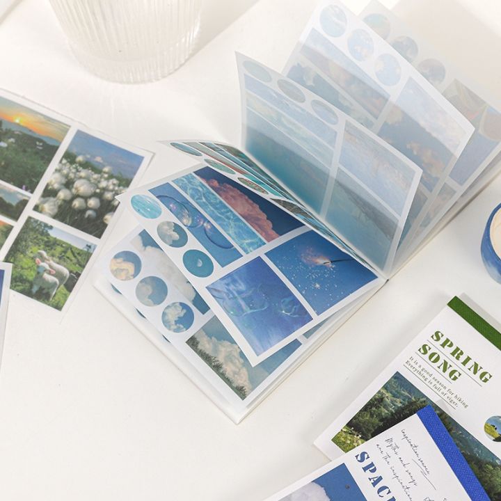Journamm%2040pcs/pack%20Aesthetics%20Decor%20Stickers%20Book%20DIY%20Scrapbooking%20Supplies%20Album%20Creative%20Stationery%20Already%20Cut%20Ins%20Stickers%20-%20Image%208