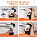 Butane Torch, Kitchen Refillable Butane Blow Torch with Safety Lock. 