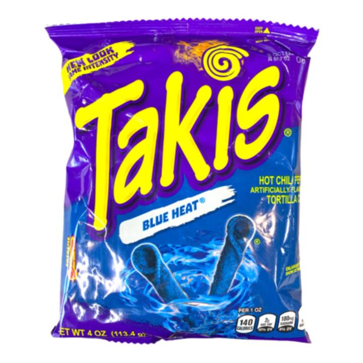 Takis Nitro Hot Chilli Blue Heat Chips 113.4 g ( Imported )