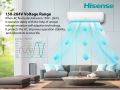 Hisense 1.5 Ton Inverter Split AC 18TG75HCI – Heat & Cool | Black | R32 | Wide Voltage | Self-Cleaning. 