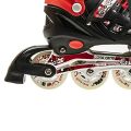 Long Feng Power Adjustable Professional Inline Roller Skates, Rollerblades for Adults, XL size for 41 To 44 Foot Size, Premium Quality Skate shoes for Men and Women.. 