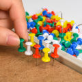 100PCS Colored Thumb Tacks Push Pins Multicolor Map Pins for Cork Bulletin Board. 
