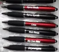 TRENDirella's Printed Customized Logo or Name Engraved Ball Pen with LED Light. 