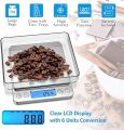 Food Scale Gram Scales, 3kg/0.1g, 0.01oz High Precise Graduation Digital Kitchen Scale, Coffee Scales, Jewelry Scale Measures in Grams and oz for Cooking Baking (Silver). 