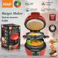Electric Burger Sandwich Maker 600W Bread Grill Baking Toaster Bread Machine for Breakfast. 