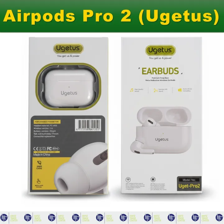 AirPods%20Pro%202(Ugetus)%20Wireless%20TWS%20Earbuds%20%E2%80%93%20Bluetooth%205.0,%20High%20Quality%20HD%20Sound,%20Strong%20Bass,%20Long%20Battery%20Backup%20&%20Comfortable%20Fit%20for%20iOS/Android%20-%20Image%202