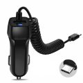 Car Charger Car USB Quick Charger 3.0 For IPhone 15 Pro Max/15 Plus/15 Pro Micro Type C Fast Cable For Mobile Phone L0F1. 
