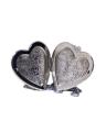 Heart Frame Pendant- Silver. 