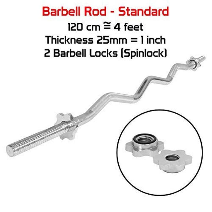 Imported Stainless Steel Zigzag Rod Bar Zig Zag Rod Bar Easy Curl Rod Bar Ez Curl Rod Bar Olympic Rod Bar Inside Grip Chest Shoulder Biceps Triceps Long Bench Press Rod Bar Gym Barbell W Curl Rod Bar Gym Weight Lifting Body Building Exercise Dumbbells Rod