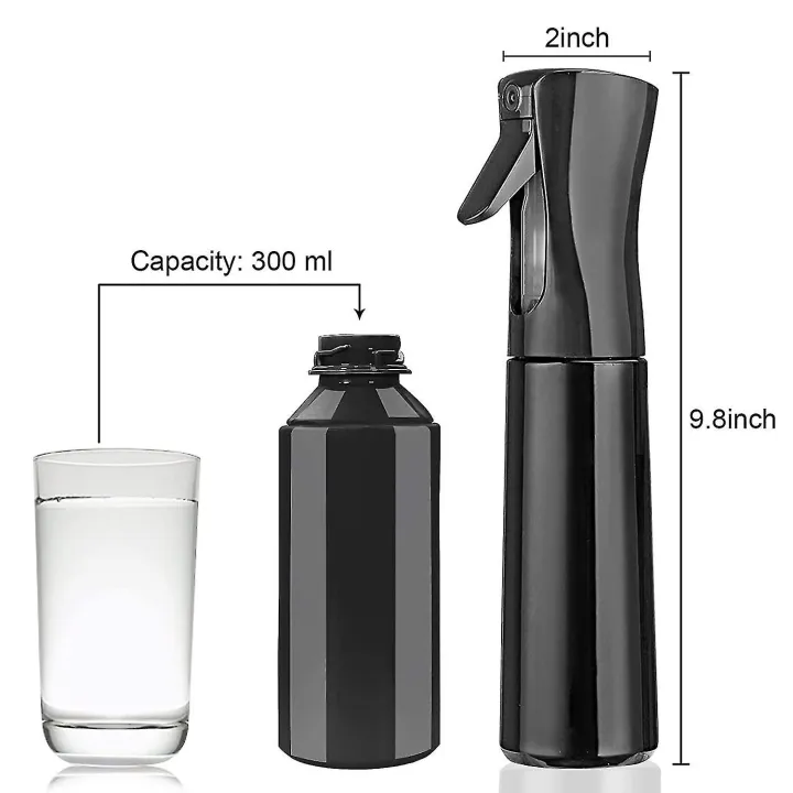 300ml%20Fine%20Mist%20Spray%20Bottle%20Refillable%20Plastic%20Trigger%20Sprayer%20For%20Hair%20Styling%20Cleaning%20Kitchen%20Use%20-%20Image%203