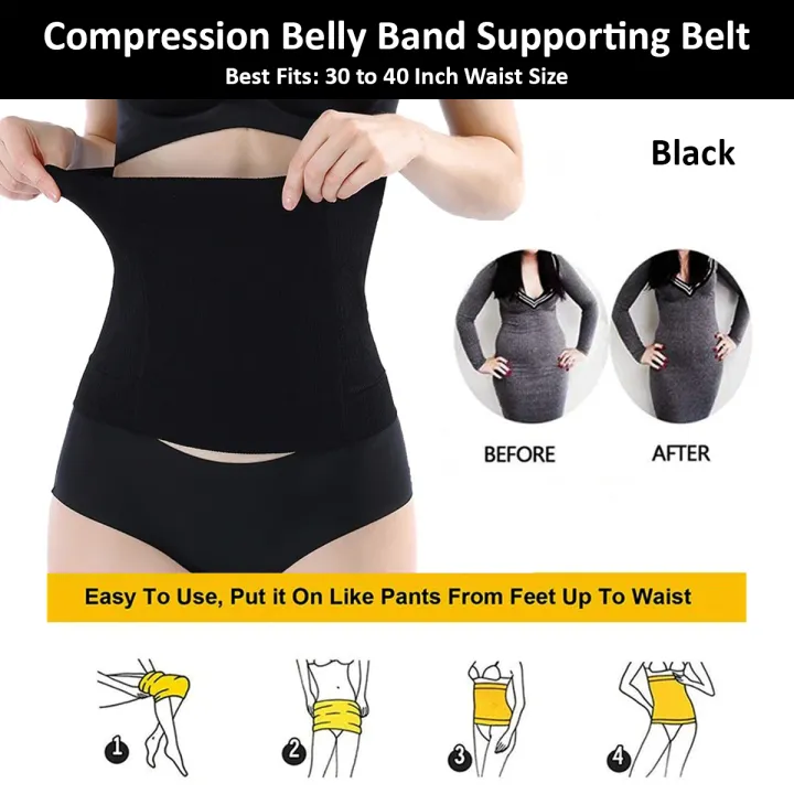 Best%20Quality%20Multi%20Purpose%20High%20Waisted%20Seamless%20Belly%20Support%20Belt%20Fits%2030%20to%2036%20Inch%20Waist%20Tummy%20Control%20and%20Shapewear%20For%20Women%20Postpartum%20Belly%20Band%20-%20Image%202