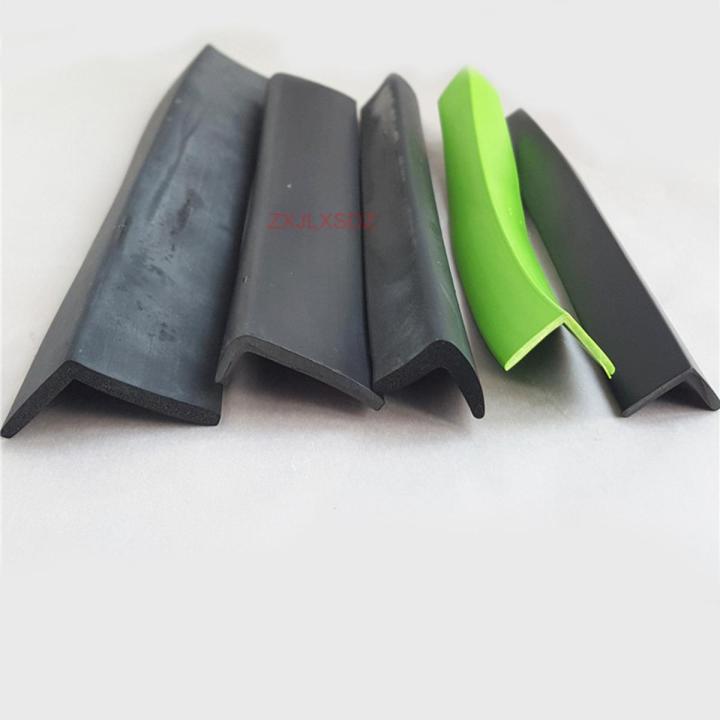 L-shaped rubber edging strip glass door sealing strip V-shaped weatherstrip edge guard edge trim