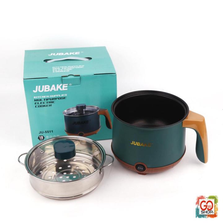 JUBAKE Electric Kettle Multifunction JU-5511 Electric Nonstick Hot Pot Cooker & Steamer