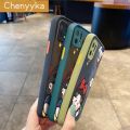chenyyka For OPPO A16K OPPO A16E Case Cartoon Cute Snow White Thin Edge Frosted Transparent Hard Cases Shockproof Casing Full Cover Protect Case. 