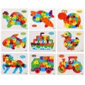 Wooden ABC Alphabet Educational Learning Children Puzzle Games Jigsaw Kids Toy Animal Shaped Learning Toys Puzzle Game. 