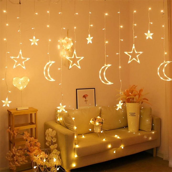 Decorium%202.5M%20star%20moon%20curtain%20decoration%20light%20wall%20decoration%20led%20light%20-%20Home%20light%20-%20Ramadan%20Decoration%20Light%20-%20Image%204