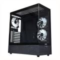 EASE EC123B Tempered Glass Gaming Case-Black. 
