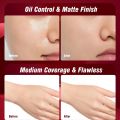 FV Waterproof Foundation with Medium Coverage, Oil-free & Long Lasting, Lightweight, Matte Foundation for Oily/Normal Skin, Sweat-resistant Liquid Makeup Foundation for Face, 30g, Natural Beige. 