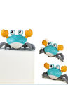 Hot Selling sensing crab walking crawling crab baby toys with music and led Baby Funny toy crawling crab. 
