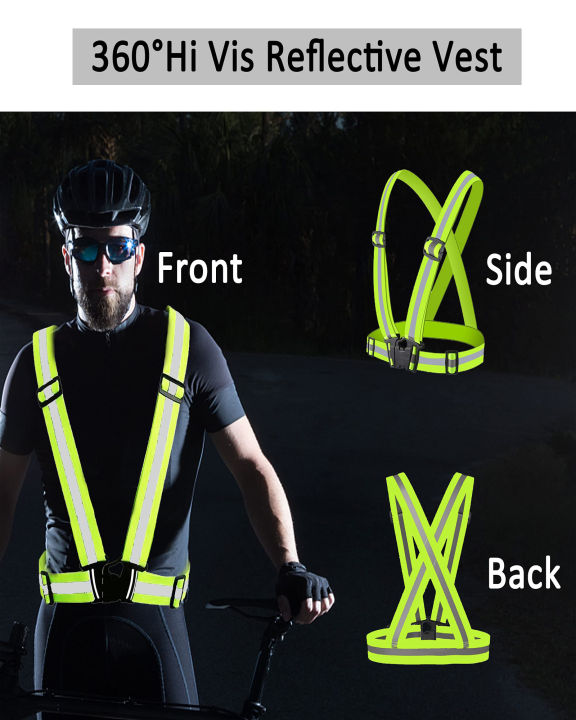 safety%20reflective%20vest%20belt%20florescent%20high%20visibility%20adjustable%20straps%20-%20Image%202