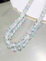 50pcs Glass Crackle Beads – 70 Plus Colors of 8mm Round Shape Beads – Superior Eye-Catching Glitter Shine Multicolor Mix for Jewelry Making. 