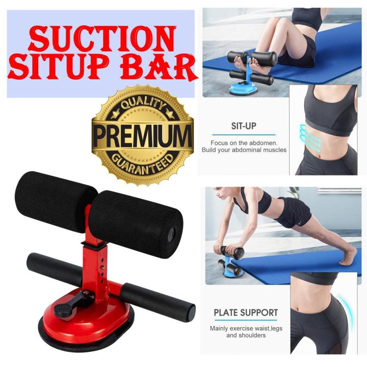 Adjustable Self Suction Sit up Floor Bar Assistant Helper for Men