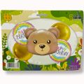 TEDDY BEAR FOIL BALLOON SET ( PACK OF 5 FOIL BALLOONS FOR BIRTHDAY PARTY BALLOONS DECORATION ). 