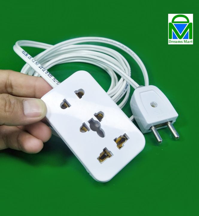 DreamsMart%2010%20Feet%20Extension%20Board%20AC%20110V-250V%2010A%203%20Way%20Socket%20Electric%20Board%20with%2023/76%20Copper%20Wire%20EU%20US%20UK%20Plug%20Support%20-%20Image%202