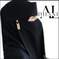 aldhani-arabic Naqab Patti Zip Forhead Niqab Patti for girls and women. 