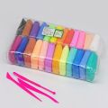 24pcs DIY Foam Clay Slime Polymer Soft Modeling Clay Tools Air Dry Light. 