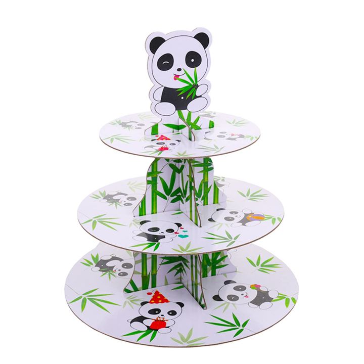 PANDA THEME CUPCAKE STAND 3 TIERS CUPCAKE STAND