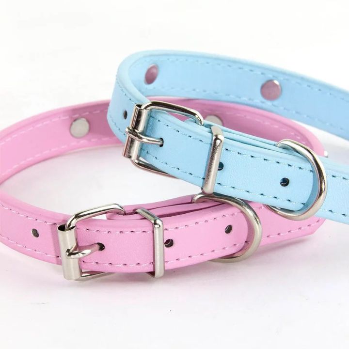 Dog%20Collar%20Leather%20Lead%20Small%20Dog%20Collar%20Puppy%20Supplies%20Pet%20Accessories%20Paws%20Leather%20Collar%20-%20Image%205