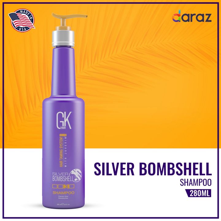 GK Hair Global Keratin Silver Shampoo 280ml
