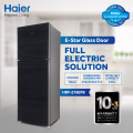 Haier 10 Cu Ft / E-Star Series / HRF-276 EPB ( Deepest Freeze + Direct Cool + 1 Hour Icing Technology + Wide Voltage + Glass Door ) Black Colour / Refrigerator / 10 Years Warranty.. 
