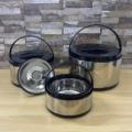 FENGTIANLI  Branded 3 Pieces Hot Pot Set - Stainless Steel Inner Bowl-Capacity ( 8 Liter /4 Liter /2 Liter). 
