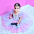 Rainbow frock for baby girl - Baby girl dresses for summer. 