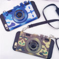 【Dislikelike】Suitable for Apple 15 Phone Case Camera 13 Retro Lanyard iPhone11 Anti-Fall 12 Take Photos 7 New xs. 