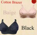 Cotton stuff bra brazzers for women black color. 