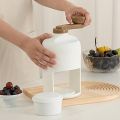 New shaved ice machine DIY home small manual ice crusher hand-shake ice sand hail ice ice breaker to make continuous sand ice. 