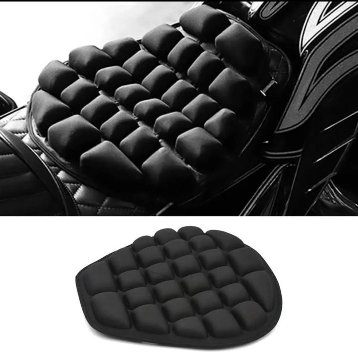 Motorcycle Seat Cushion 3D Comfort Gel Based Universal Air Motorbike Pillow Pad Cover NF Store.pk