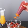 250/360/480/720ML Condiment Squeeze Bottle Salad Dressing Ketchup Sauce Bottle Kitchen Leak-Proof Oil Container Food Dispenser. 
